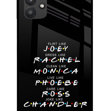 FRIENDS Character Samsung M32 5G Glass Case Back Cover by Casekaro