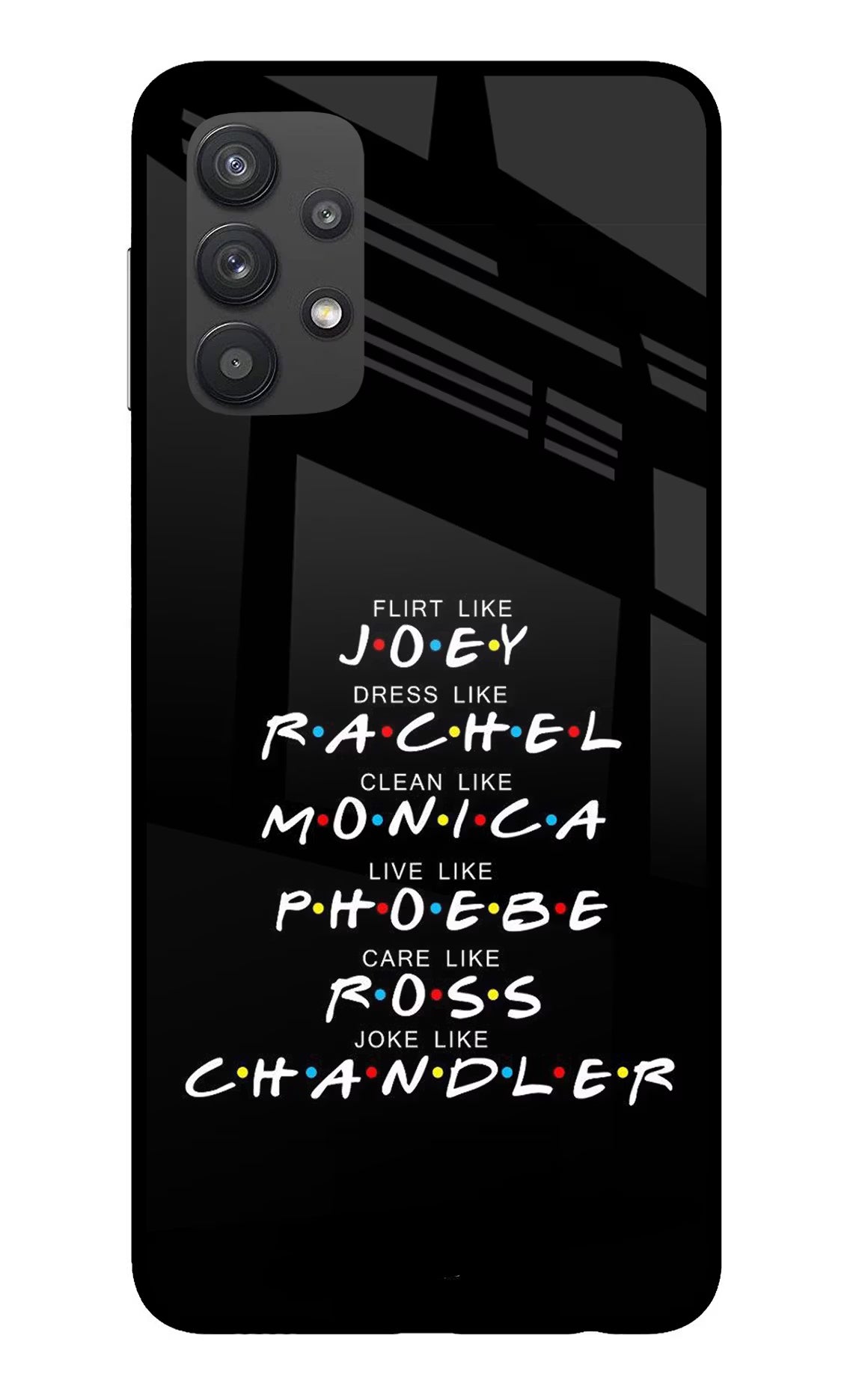 FRIENDS Character Samsung M32 5G Glass Case