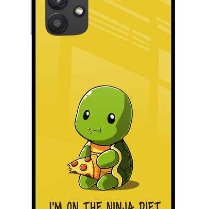 I'm on Ninja Diet Samsung M32 5G Glass Case Back Cover by Casekaro