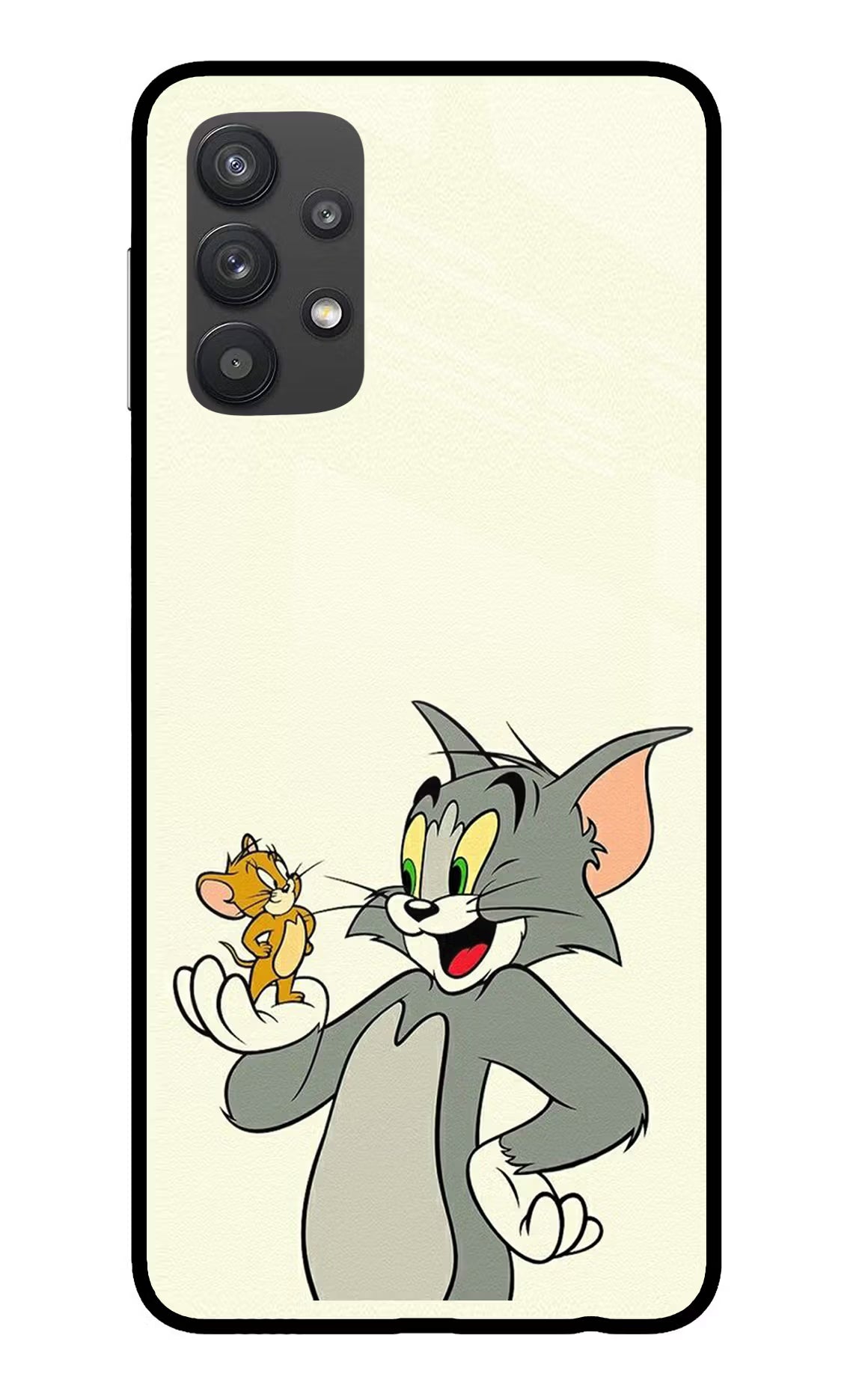 Tom & Jerry Samsung M32 5G Glass Case Back Cover by Casekaro
