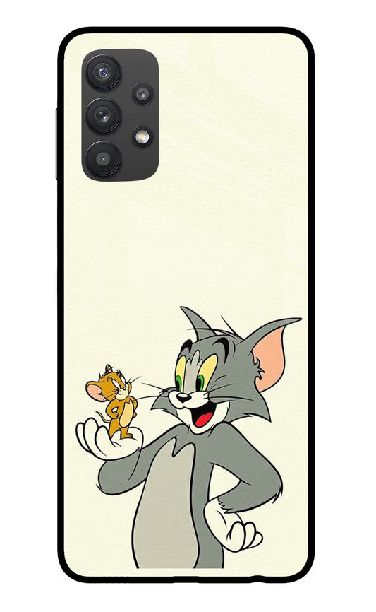 Tom & Jerry Samsung M32 5G Glass Case