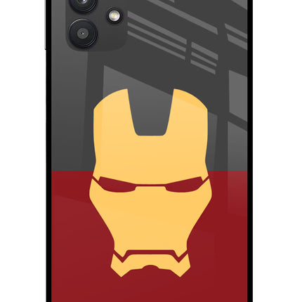 Ironman Samsung M32 5G Glass Case Back Cover by Casekaro