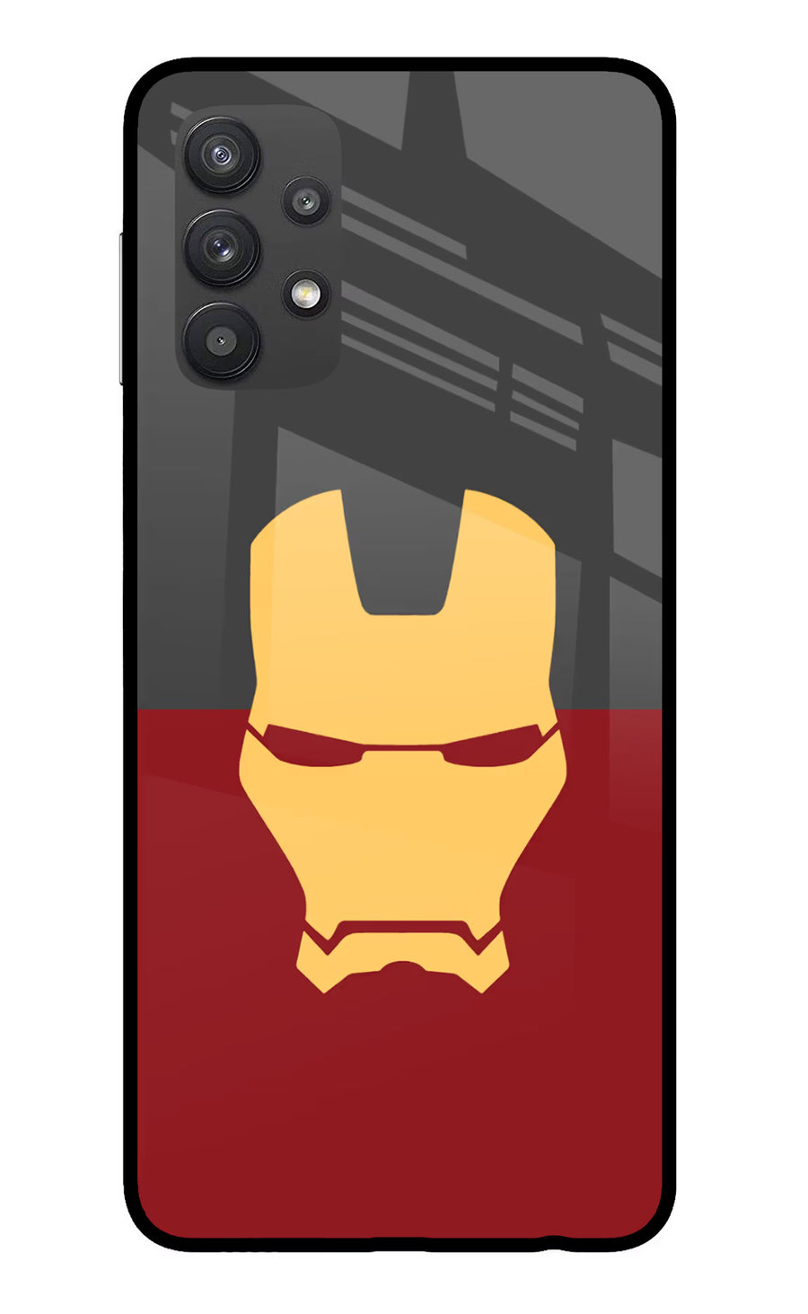 Ironman Samsung M32 5G Back Cover, Glass case