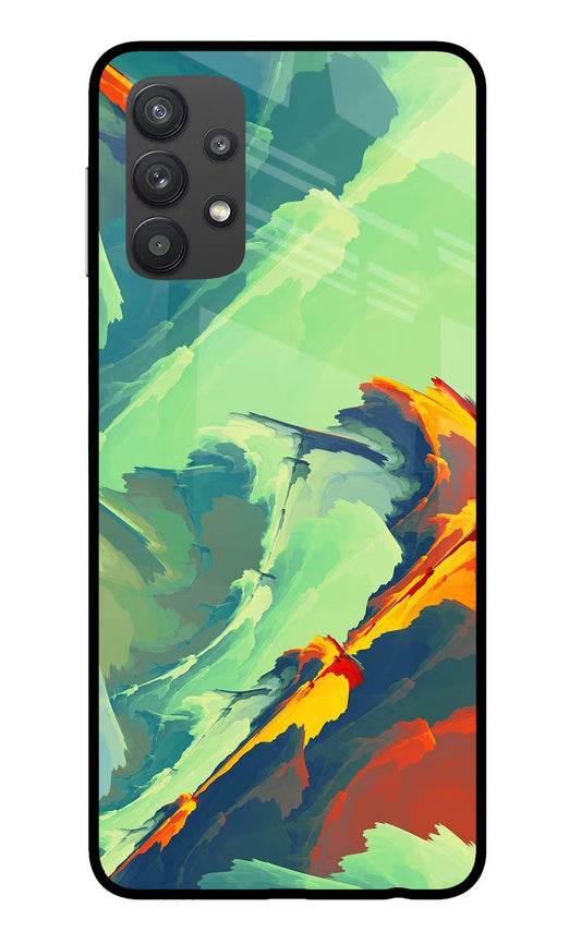 Paint Art Samsung M32 5G Glass Case