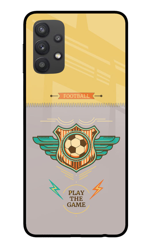 Football Samsung M32 5G Glass Case