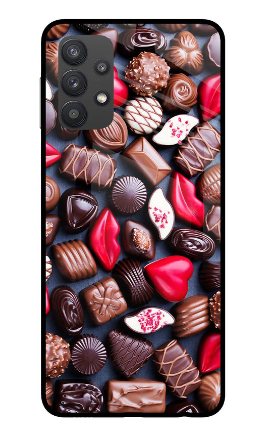 Chocolates Samsung M32 5G Glass Case