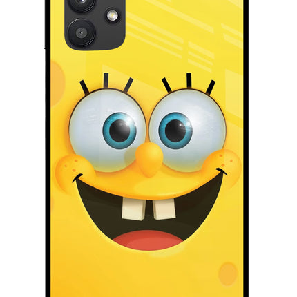 Sponge 1 Samsung M32 5G Glass Case Back Cover by Casekaro