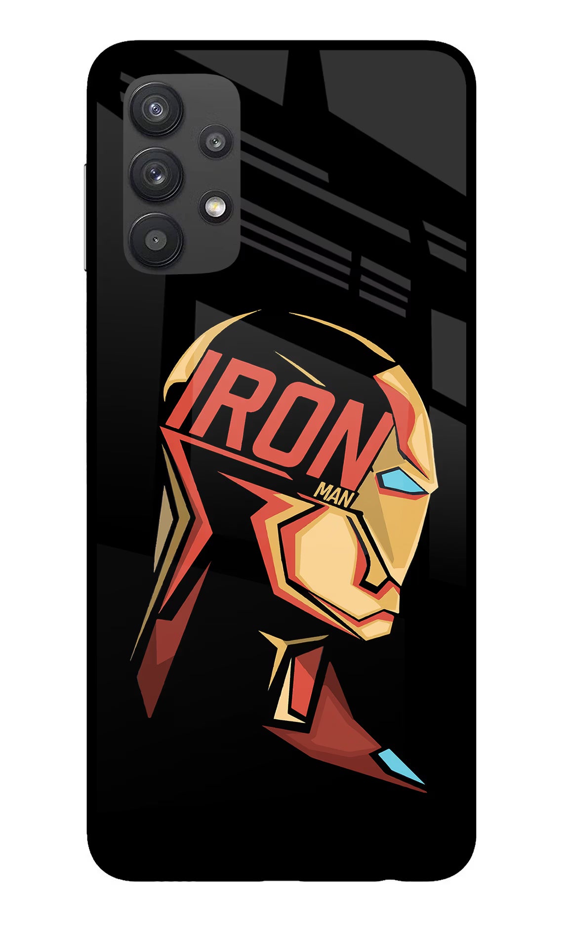 IronMan Samsung M32 5G Glass Case Back Cover by Casekaro
