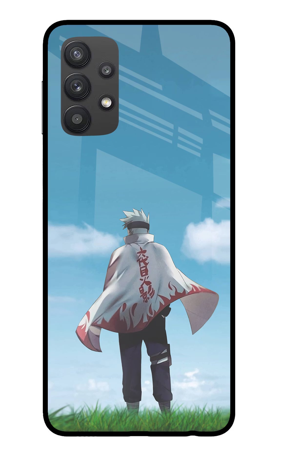 Kakashi Samsung M32 5G Glass Case Back Cover by Casekaro