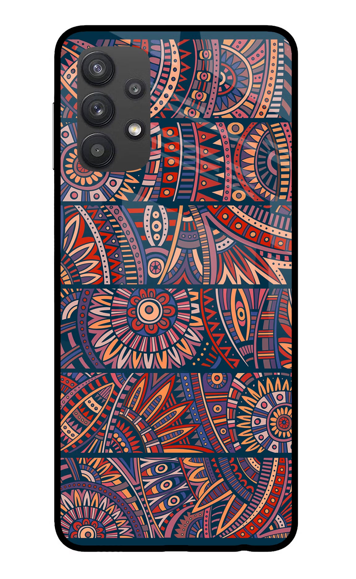 African Culture Design Samsung M32 5G Glass Case