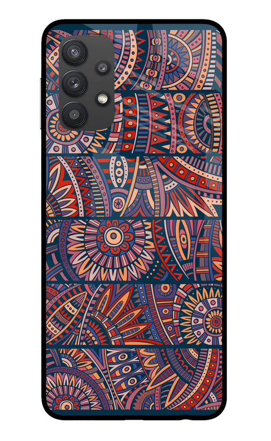 African Culture Design Samsung M32 5G Glass Case
