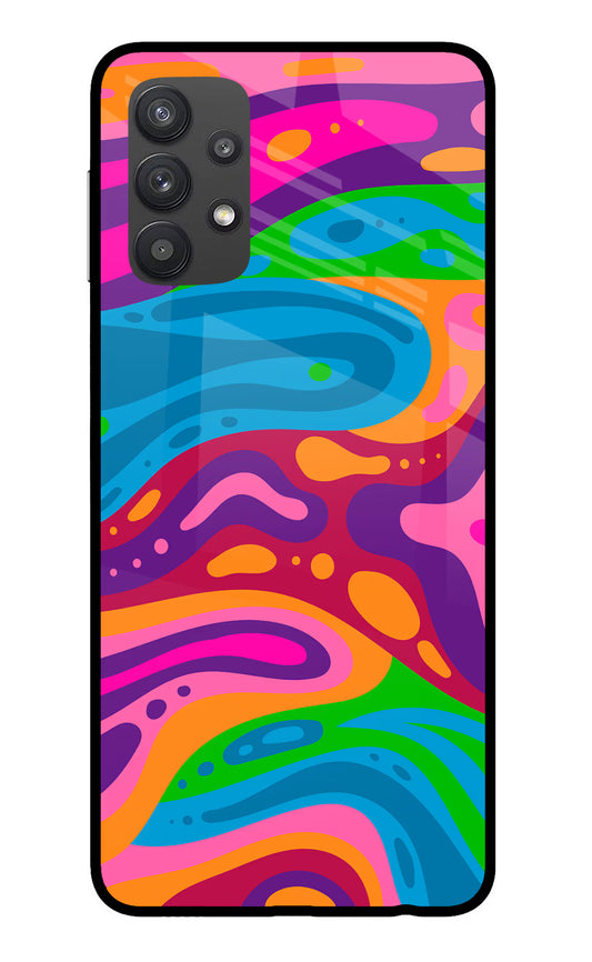 Trippy Pattern Samsung M32 5G Glass Case