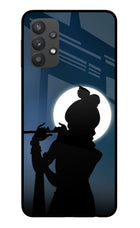 Shri Krishna Silhouette Samsung M32 5G Glass Case