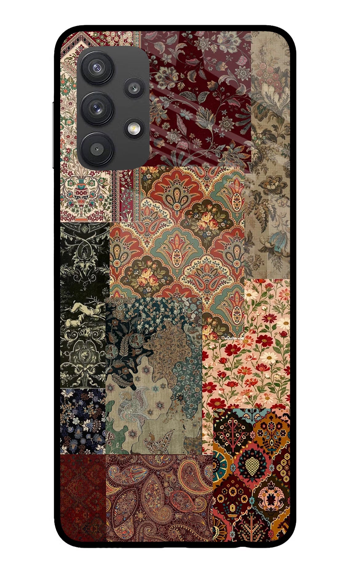 Desi Print Samsung M32 5G Glass Case Back Cover by Casekaro