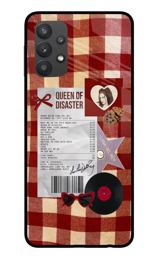 Queen of Disaster Samsung M32 5G Glass Case