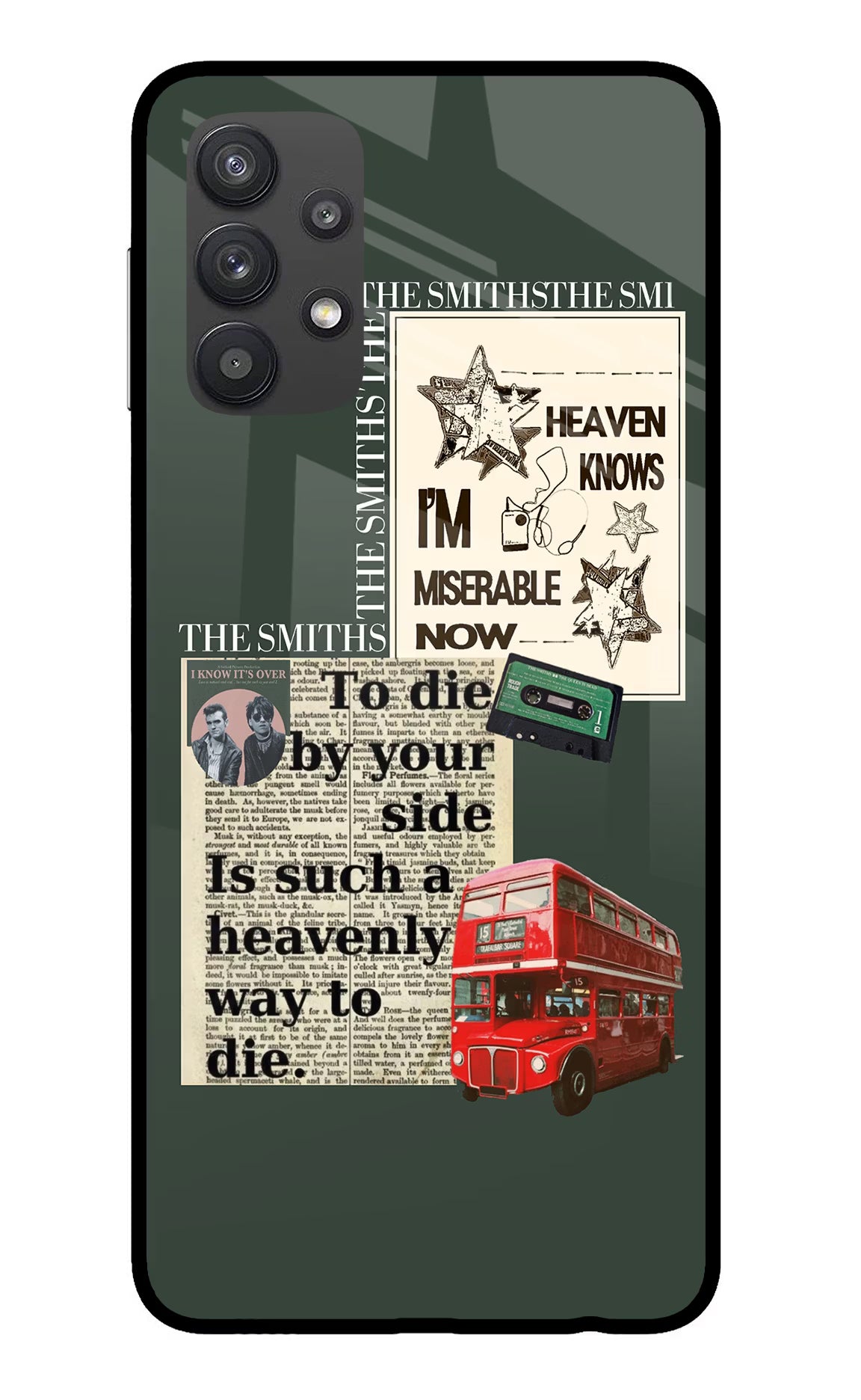 The Smiths Samsung M32 5G Glass Case Back Cover by Casekaro