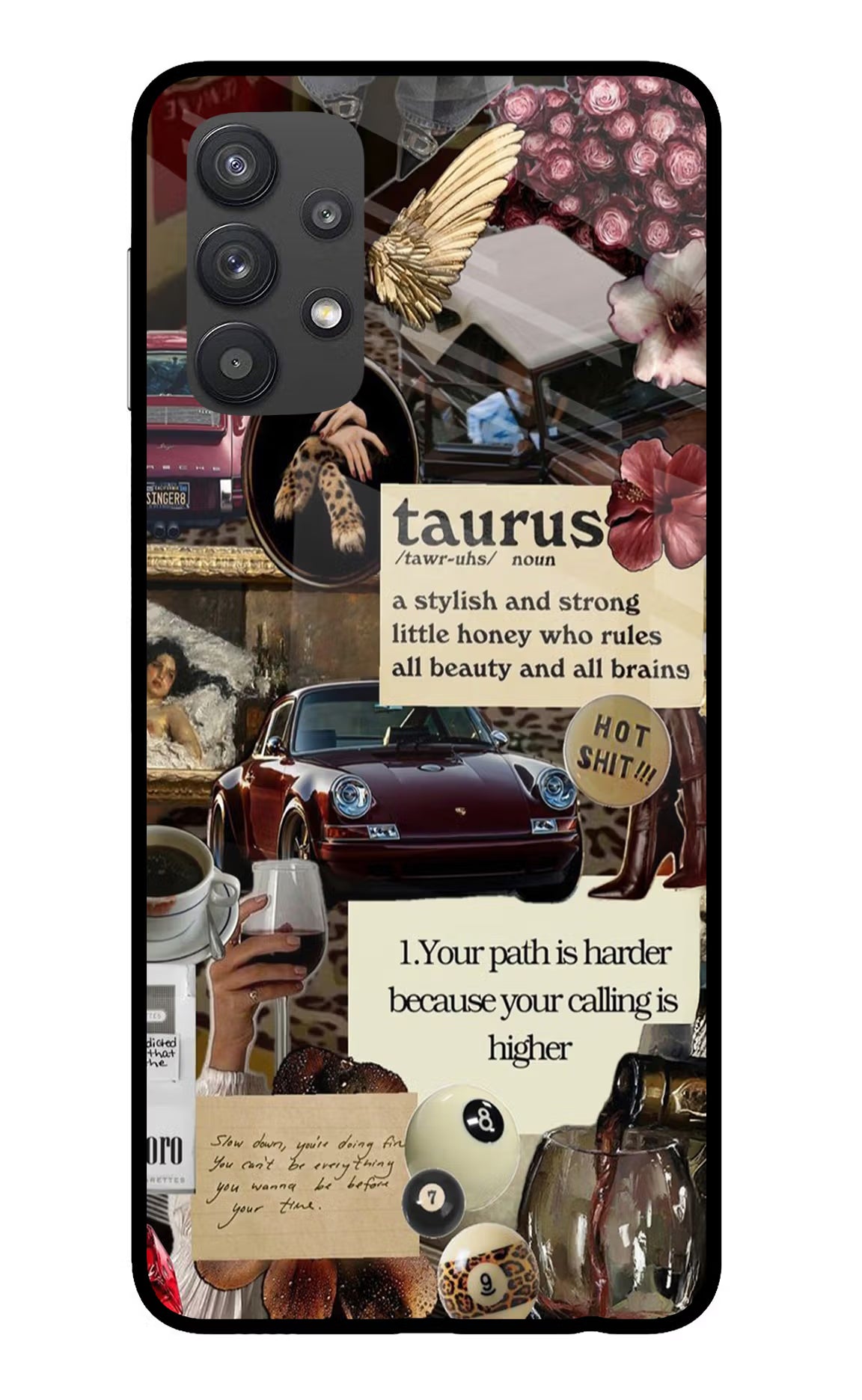 Taurus Zodiac Samsung M32 5G Glass Case Back Cover by Casekaro