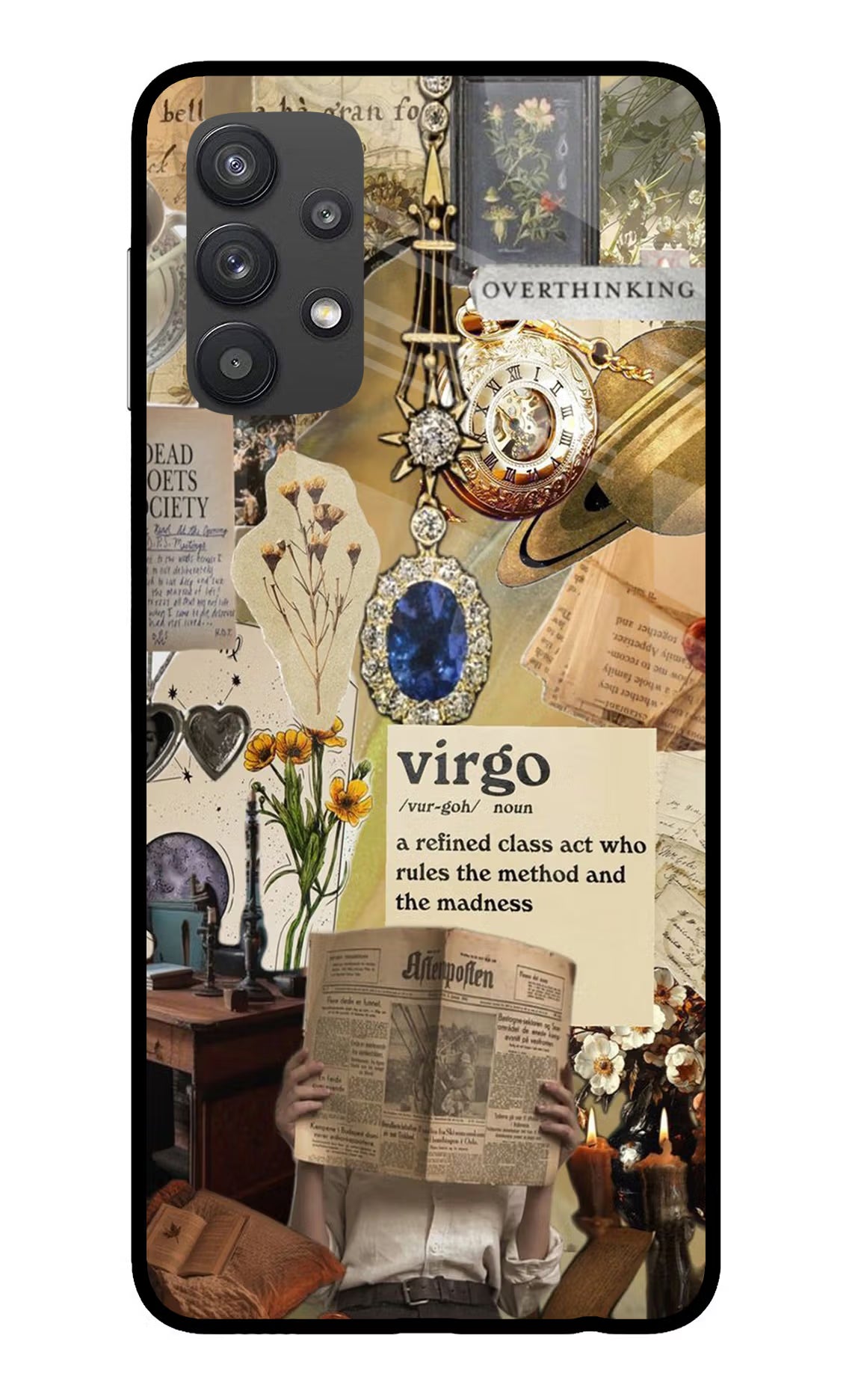 Virgo Zodiac Samsung M32 5G Glass Case