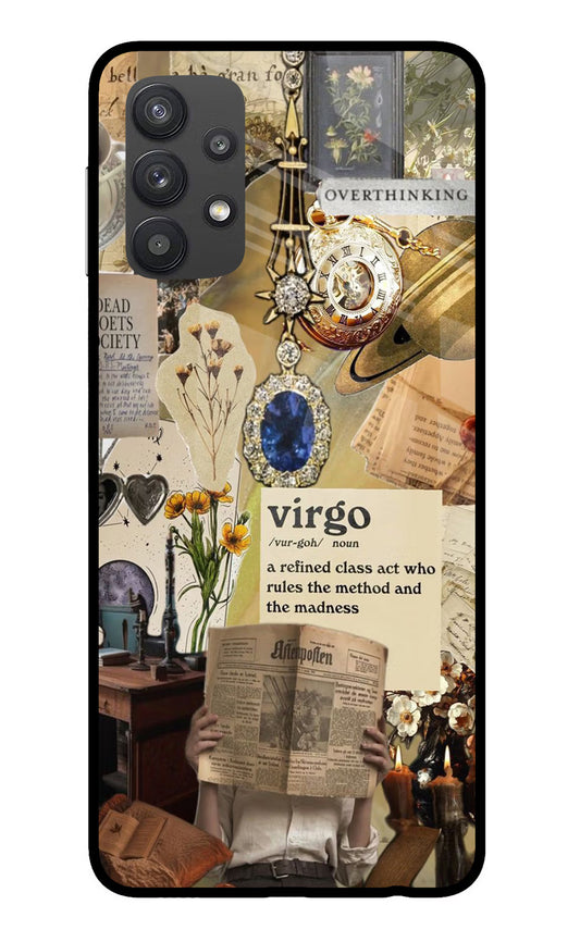 Virgo Zodiac Samsung M32 5G Glass Case