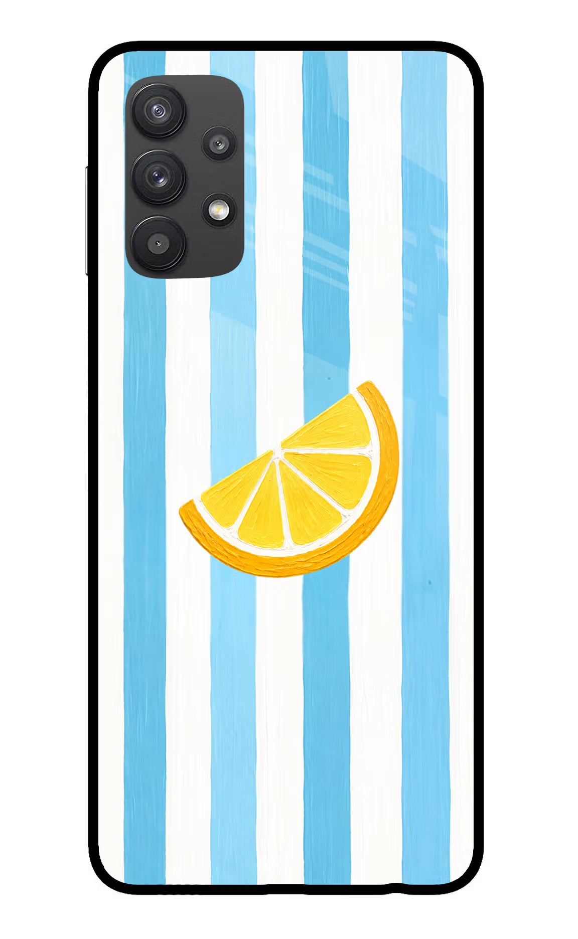 Summer Lemon Samsung M32 5G Glass Case