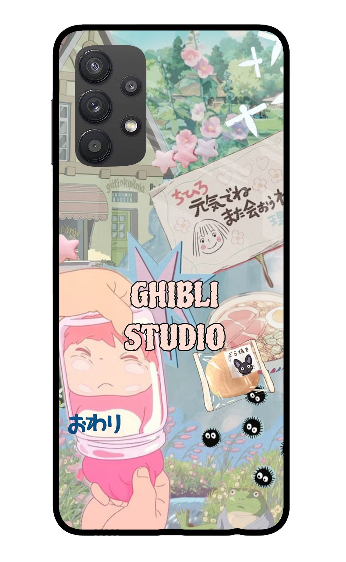 Studio Ghibli Samsung M32 5G Glass Case