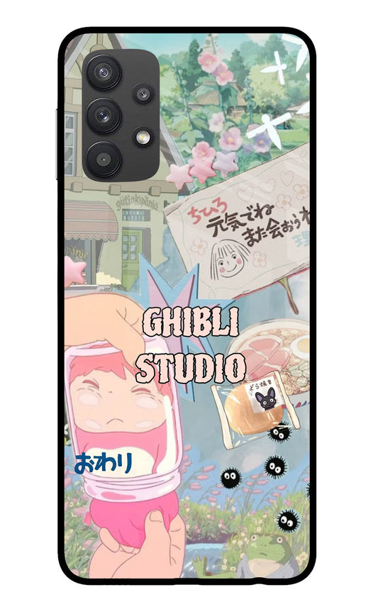 Studio Ghibli Samsung M32 5G Glass Case