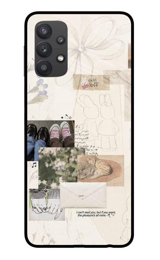 Soft Aesthetic Samsung M32 5G Glass Case