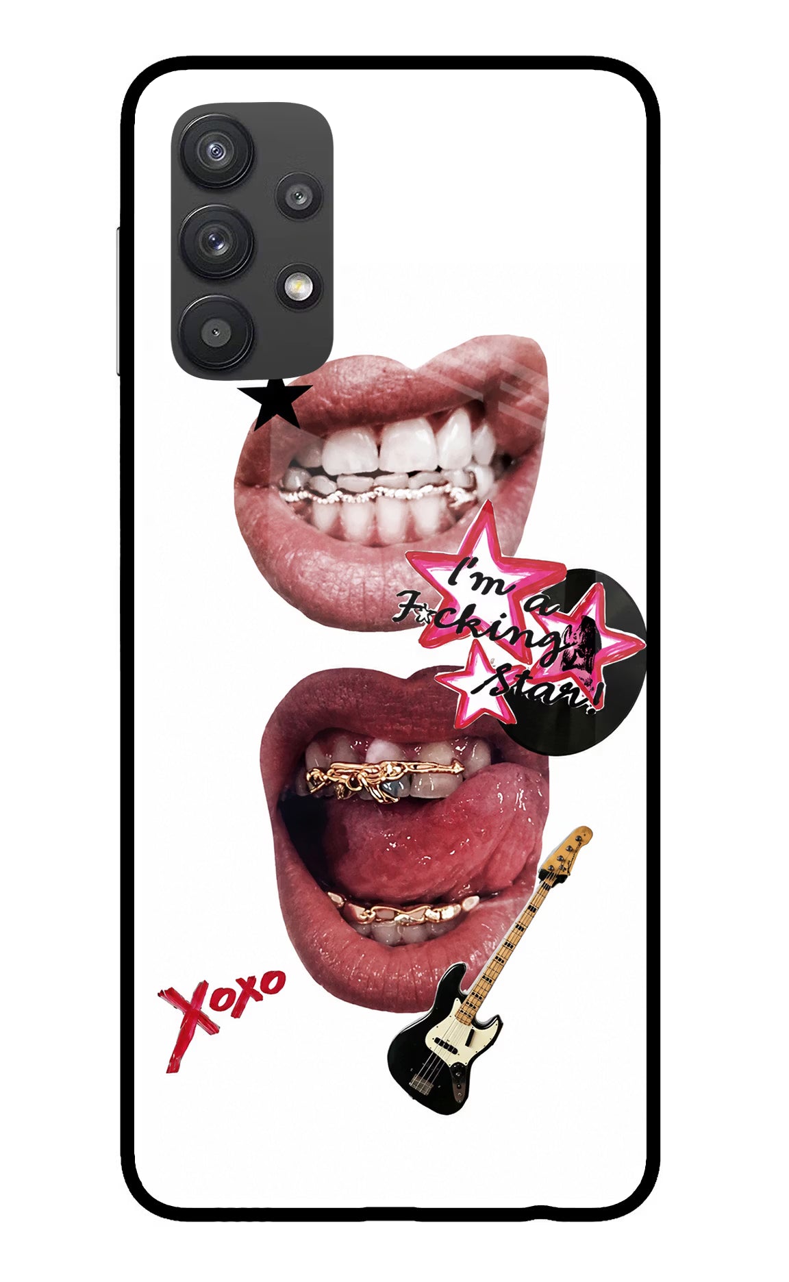Rockstar Samsung M32 5G Glass Case