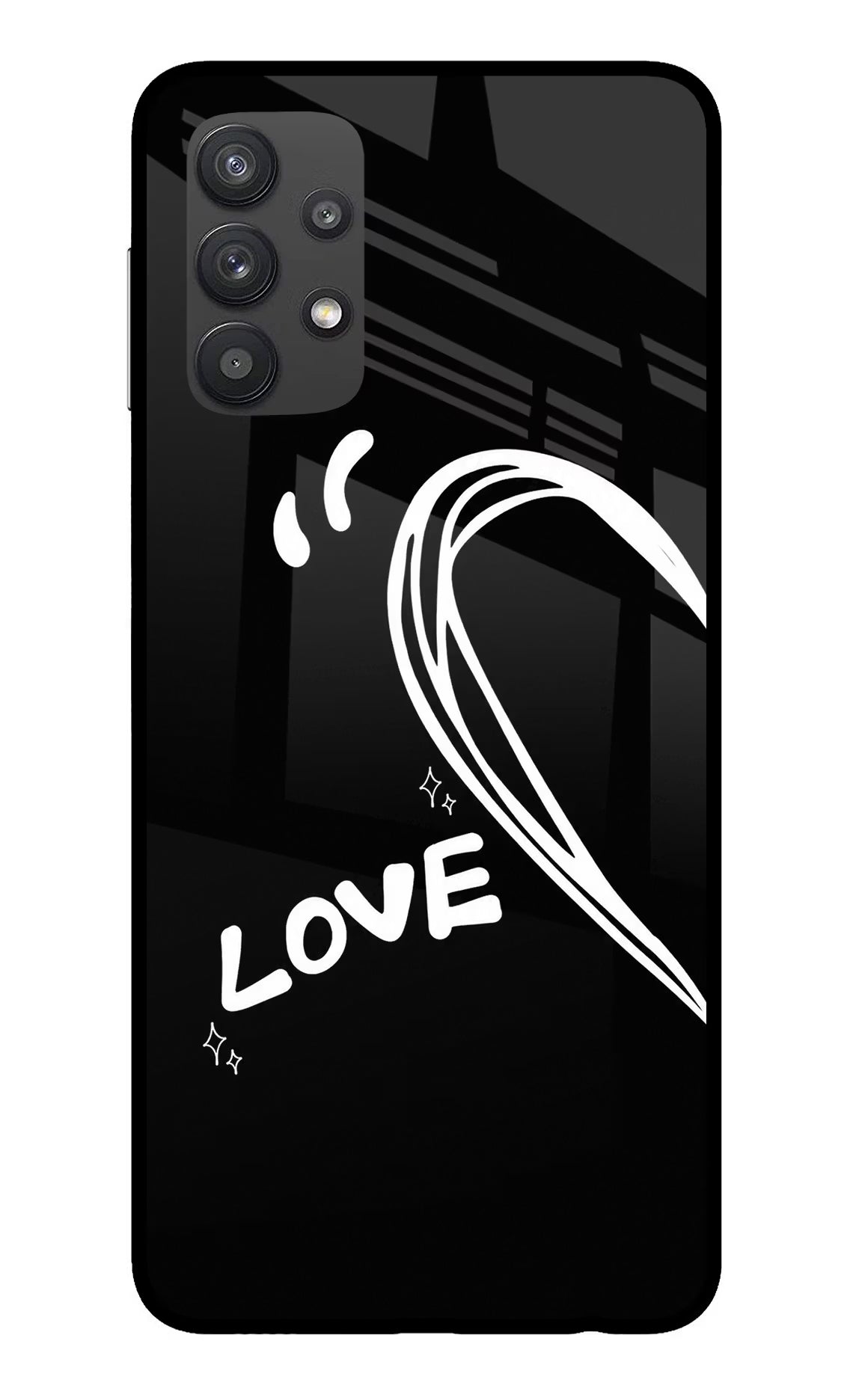 Love Line Samsung M32 5G Glass Case
