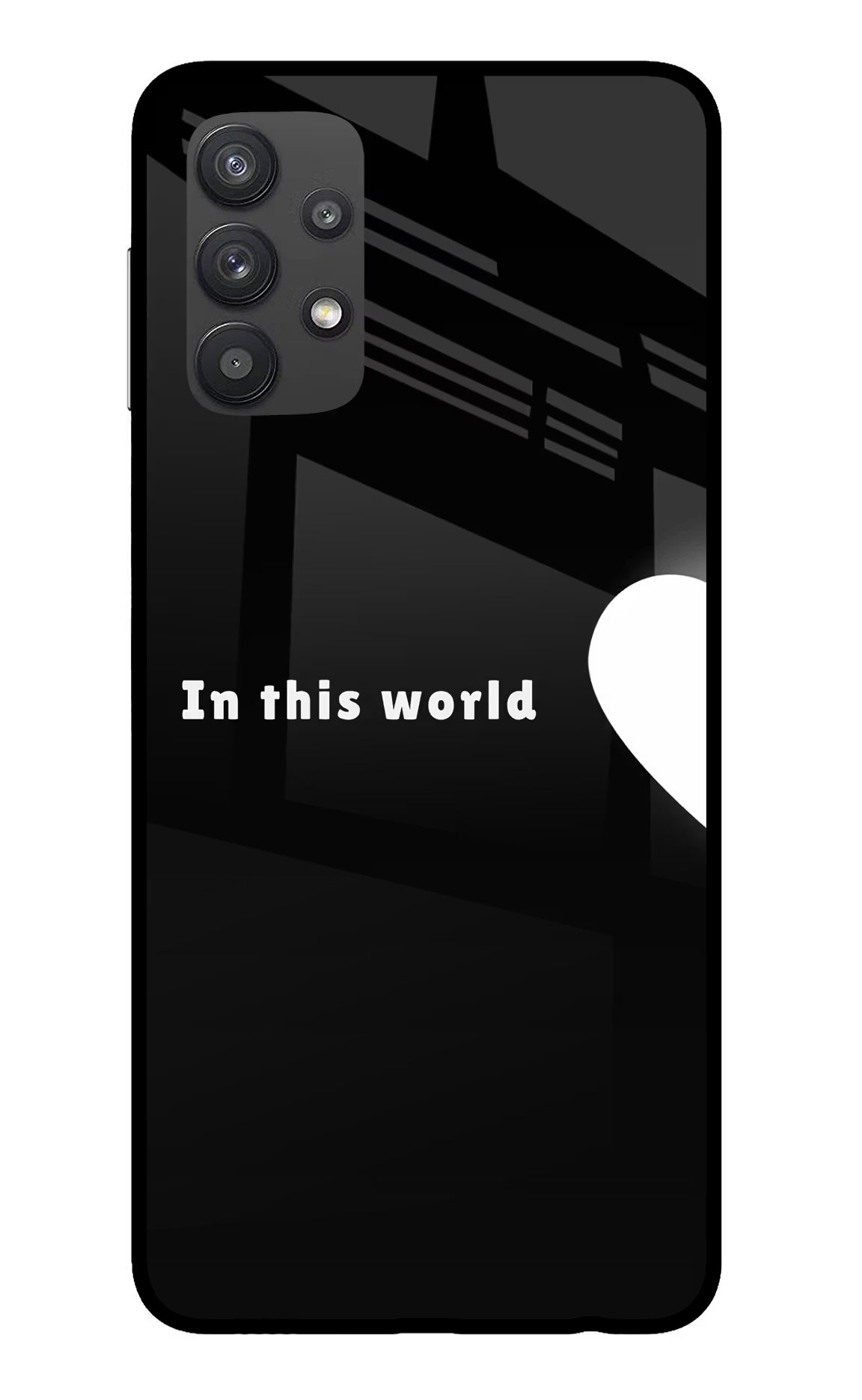 This World Samsung M32 5G Glass Case
