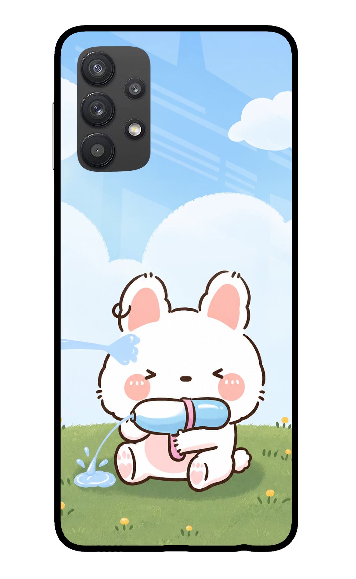 Bunny Treat Samsung M32 5G Glass Case