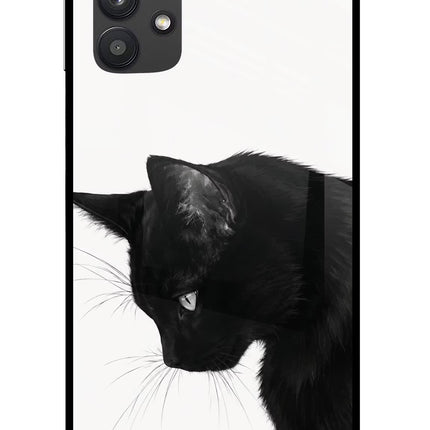 Shadow Gaze Samsung M32 5G Glass Case Back Cover by Casekaro