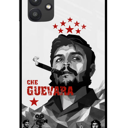 Che Guevara Iconic Samsung M32 5G Glass Case Back Cover by Casekaro