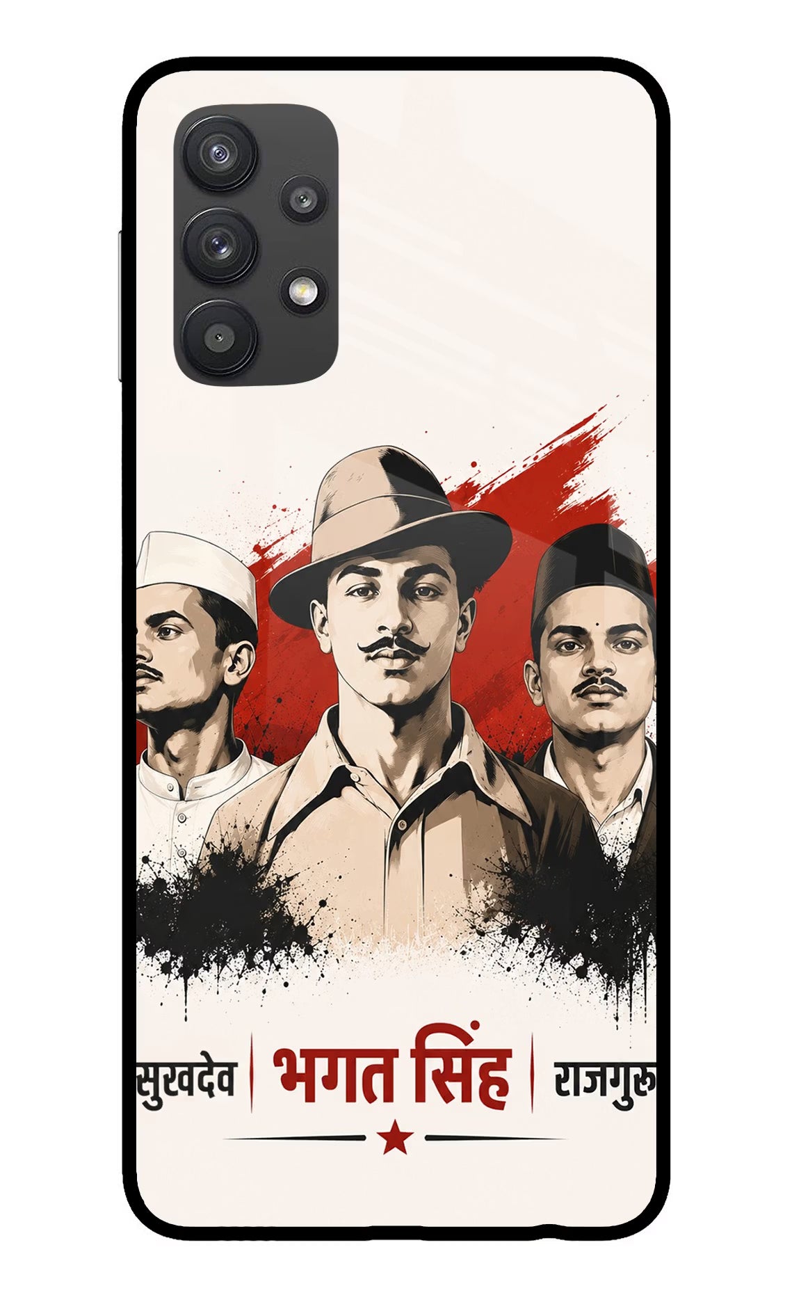Sardar Patel Iron Will Samsung M32 5G Glass Case