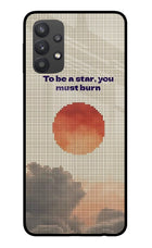Pixel Sun Samsung M32 5G Glass Case