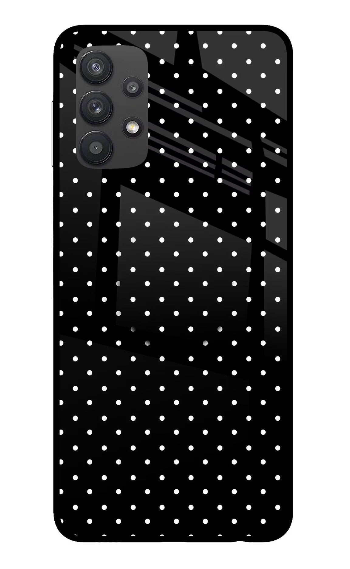 White Dots Samsung M32 5G Pop Case by Casekaro