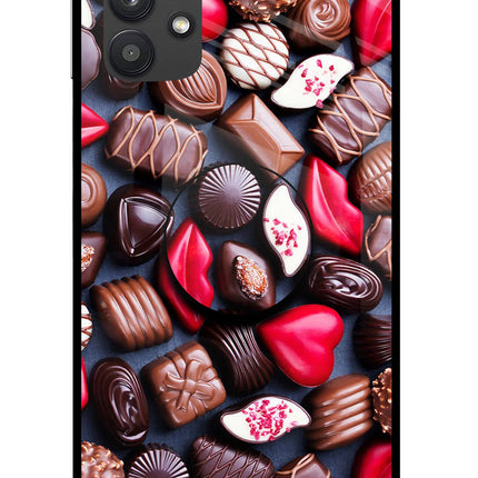 Chocolates Samsung M32 5G Pop Case by Casekaro