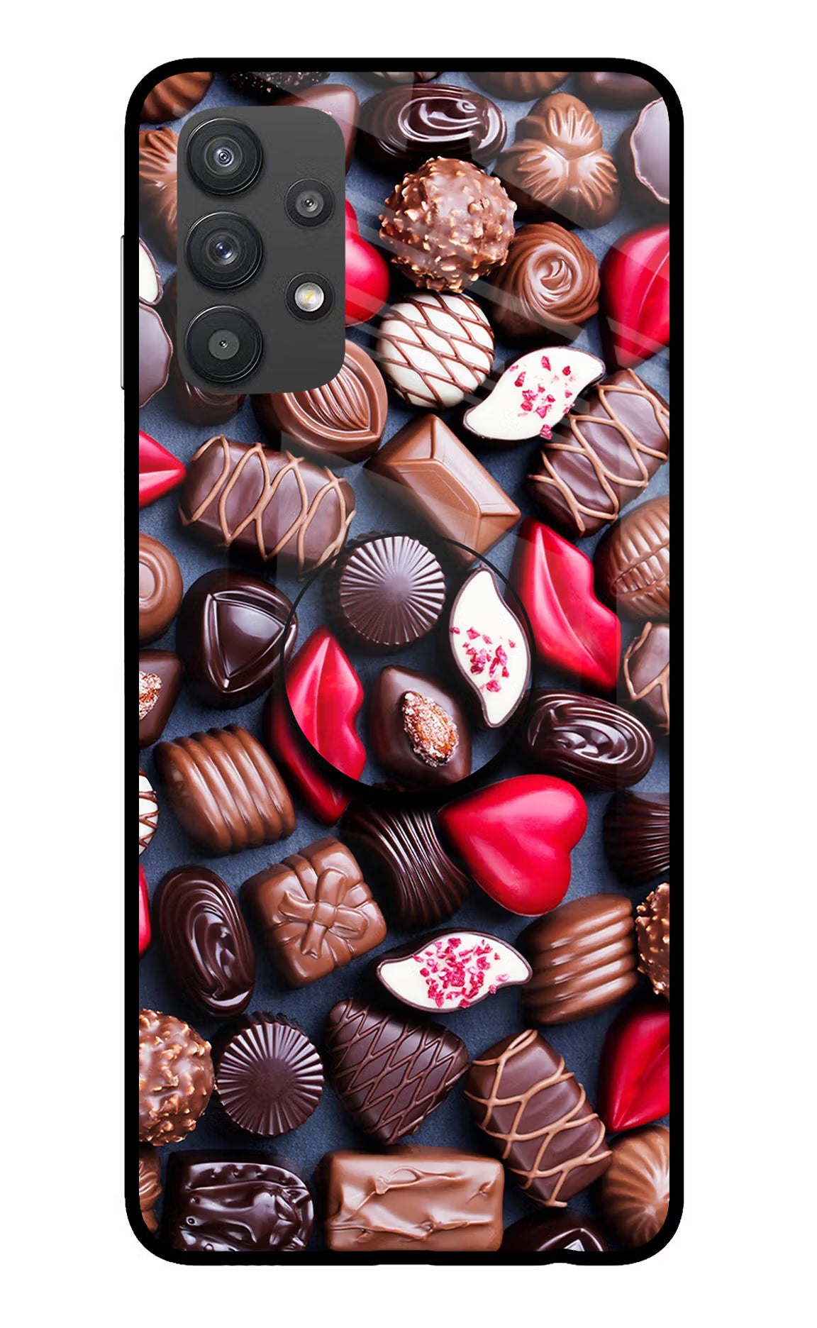 Chocolates Samsung M32 5G Pop Case by Casekaro