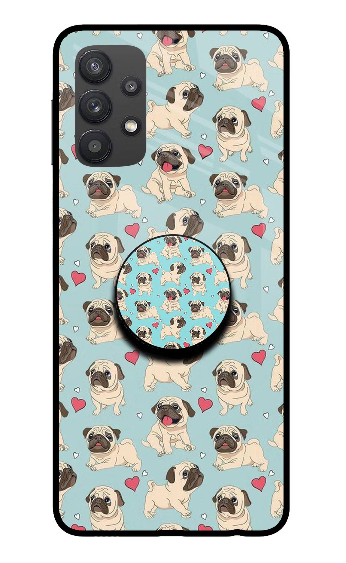 Pug Dog Samsung M32 5G Pop Case by Casekaro