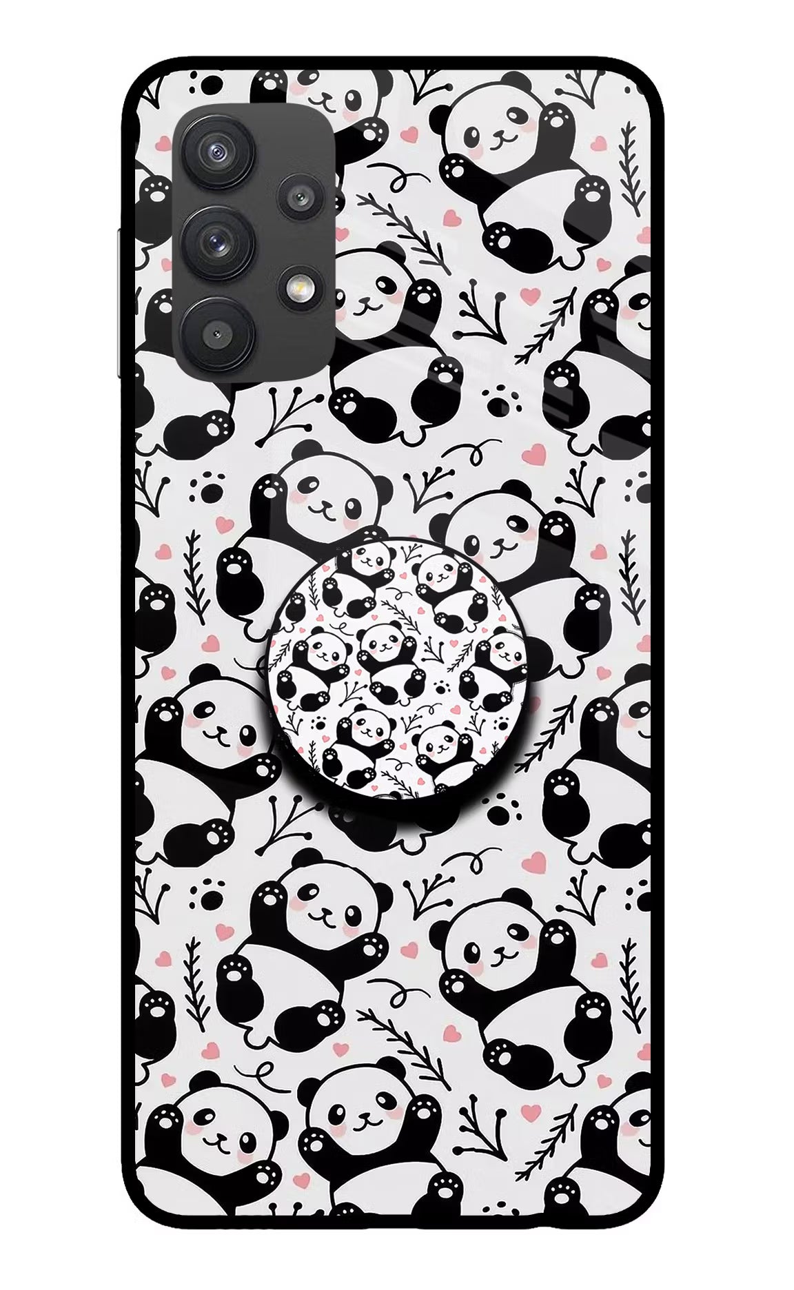 Cute Panda Samsung M32 5G Pop Case by Casekaro