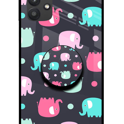 Baby Elephants Samsung M32 5G Pop Case by Casekaro
