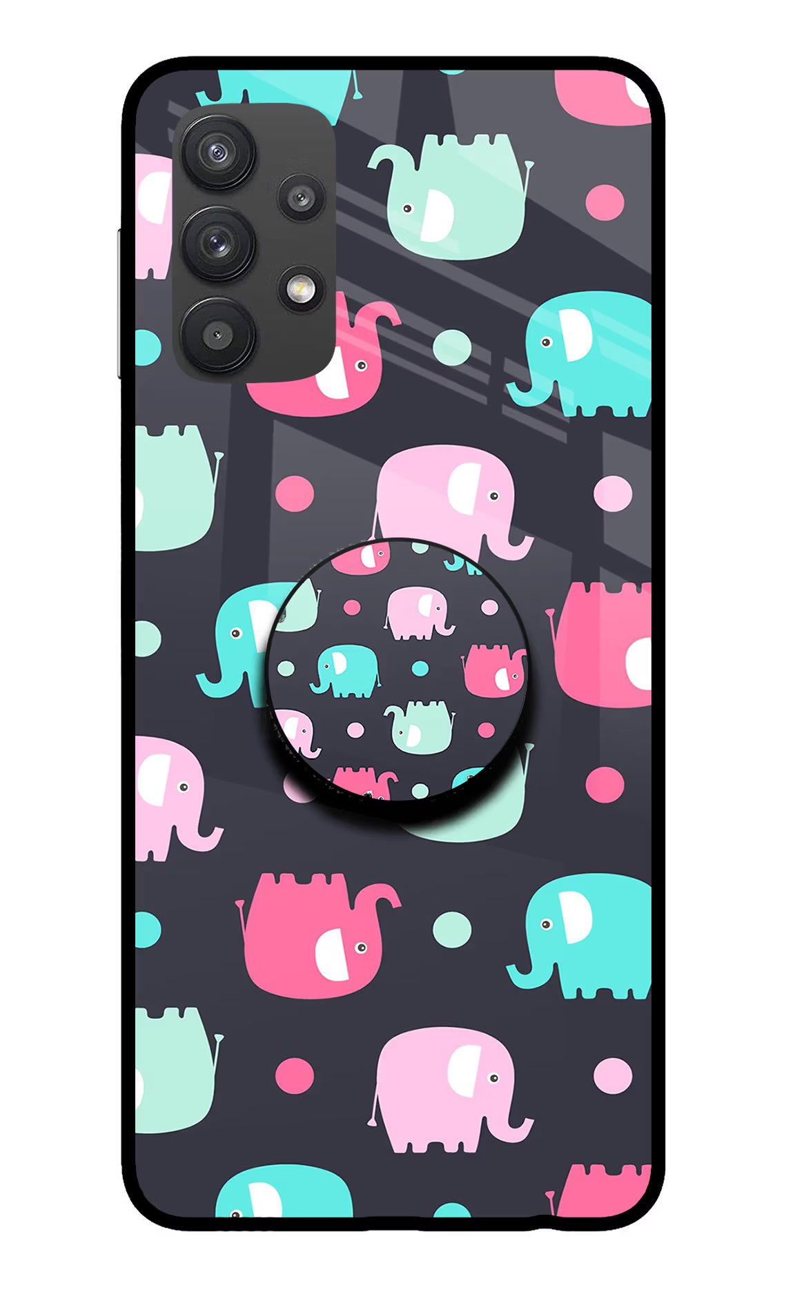 Baby Elephants Samsung M32 5G Pop Case by Casekaro