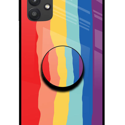 Rainbow Samsung M32 5G Pop Case by Casekaro