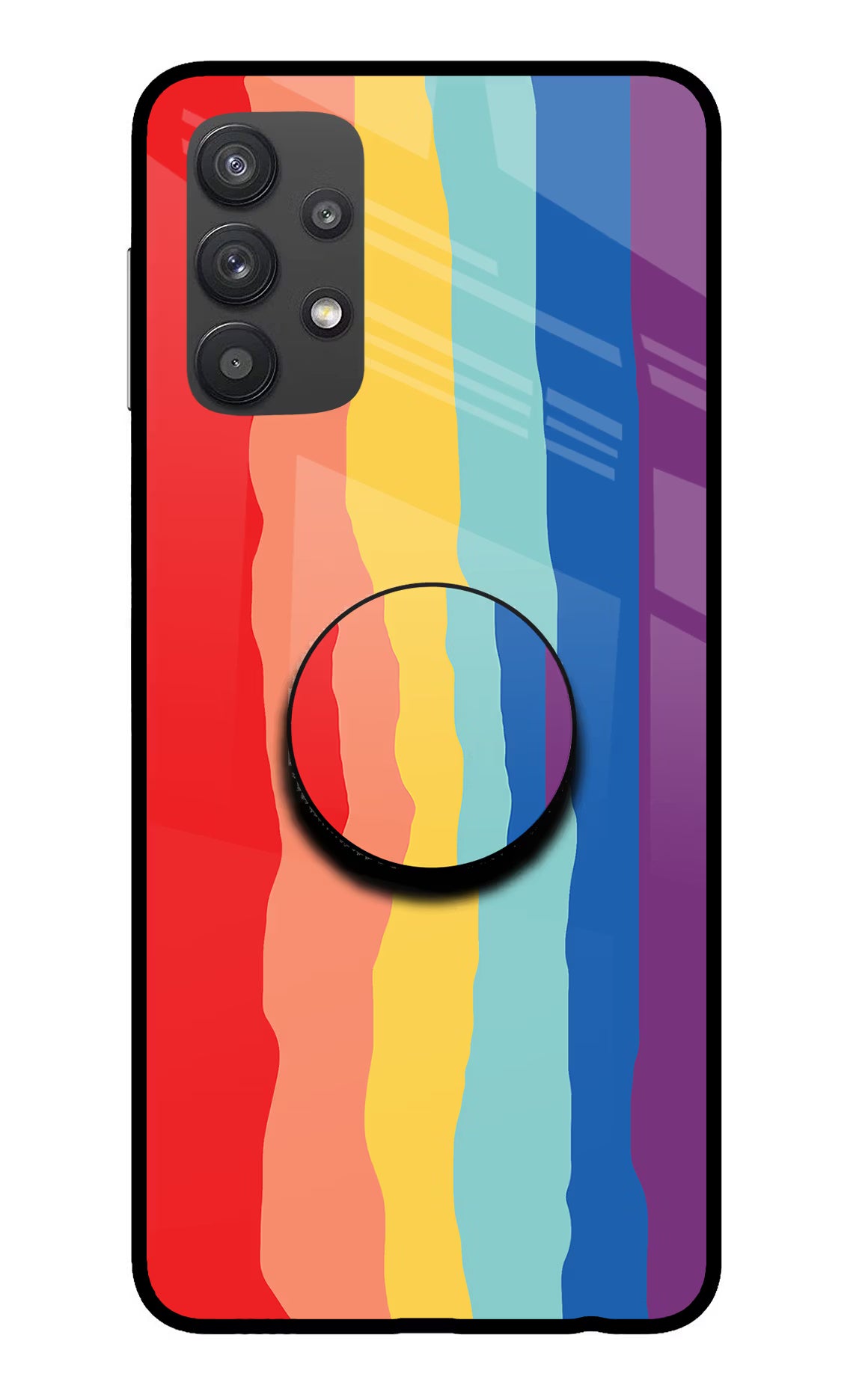 Rainbow Samsung M32 5G Pop Case by Casekaro