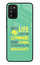 Quote Samsung M02s Glass Case