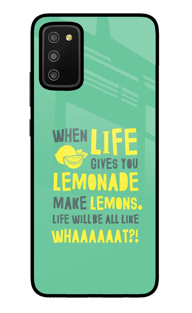 Quote Samsung M02s Glass Case
