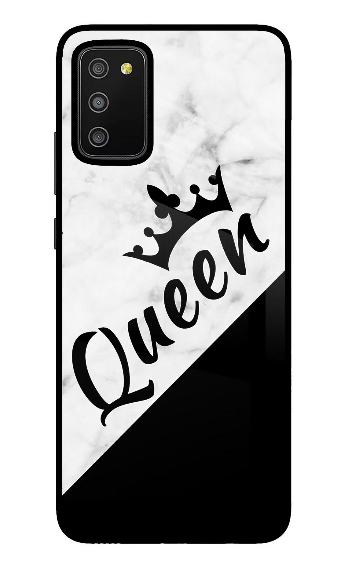 Queen Samsung M02s Glass Case