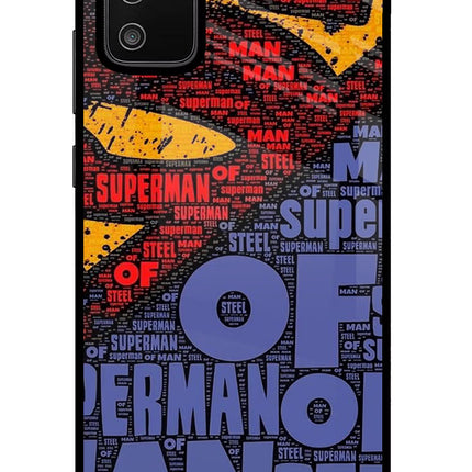 Superman Samsung M02s Glass Case