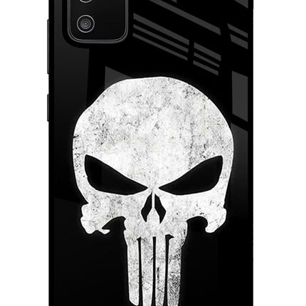 Punisher Skull Samsung M02s Glass Case