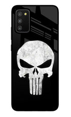 Punisher Skull Samsung M02s Glass Case